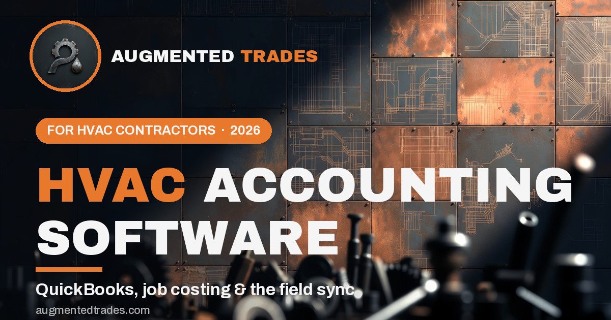 Best HVAC accounting software 2026 - Augmented Trades cover