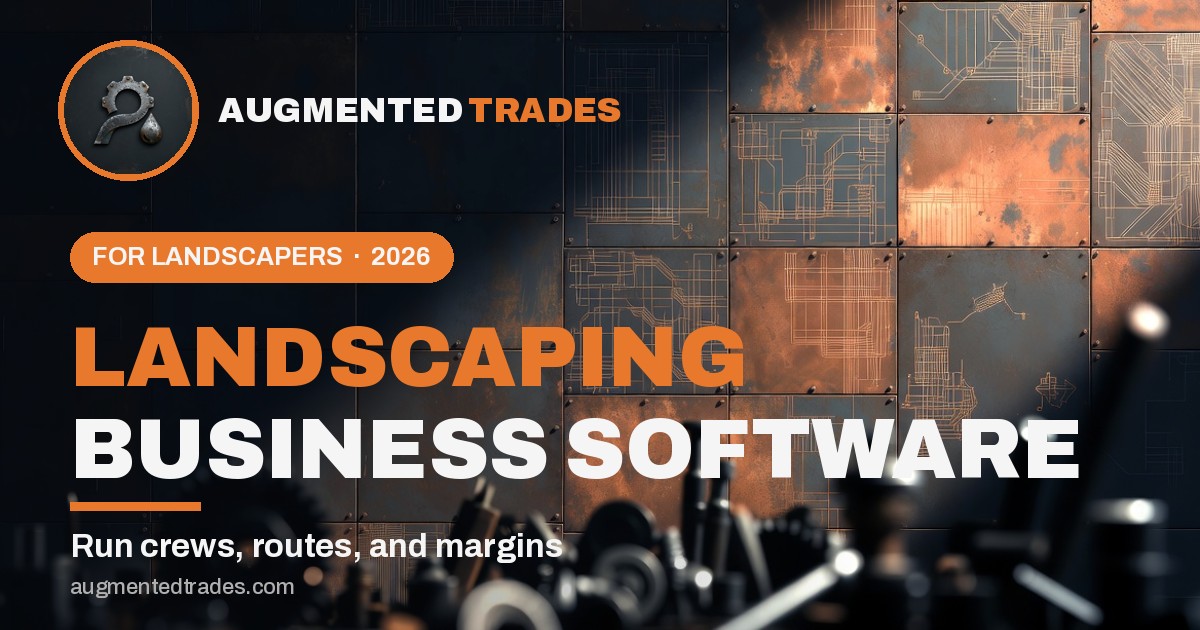 Landscaping business software 2026 guide cover
