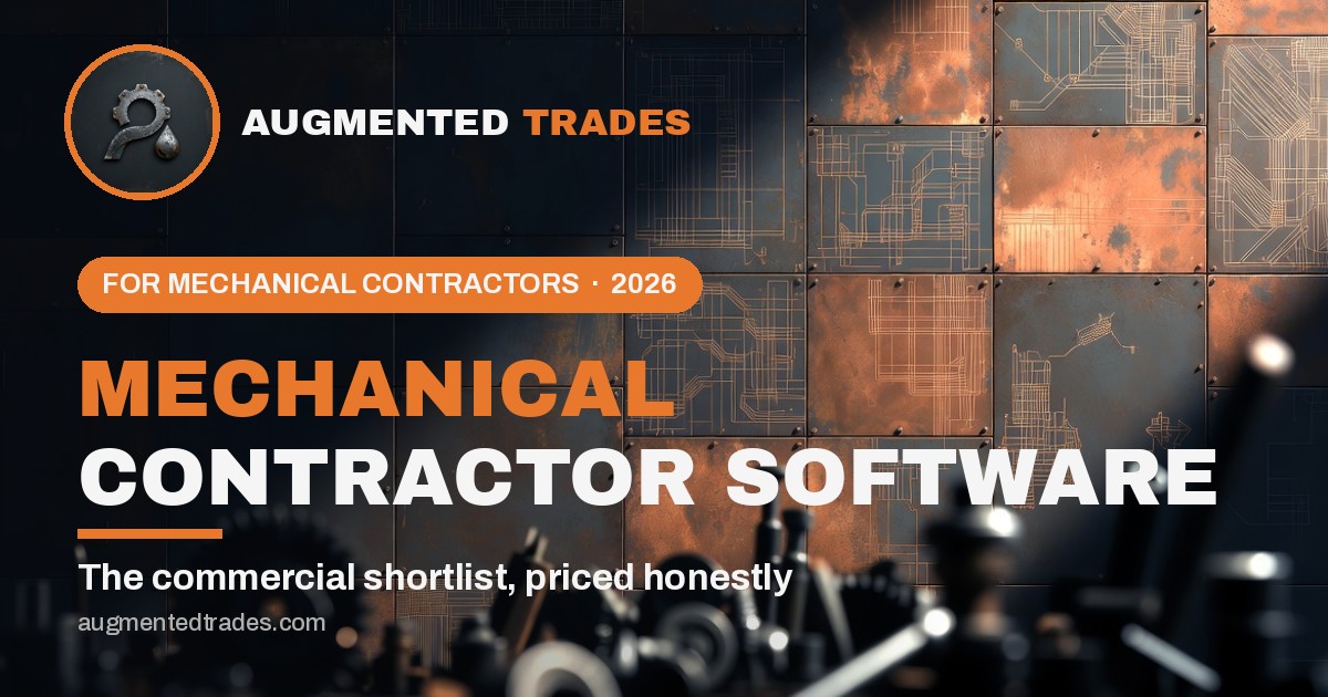 Best software for mechanical contractors 2026 - Augmented Trades cover