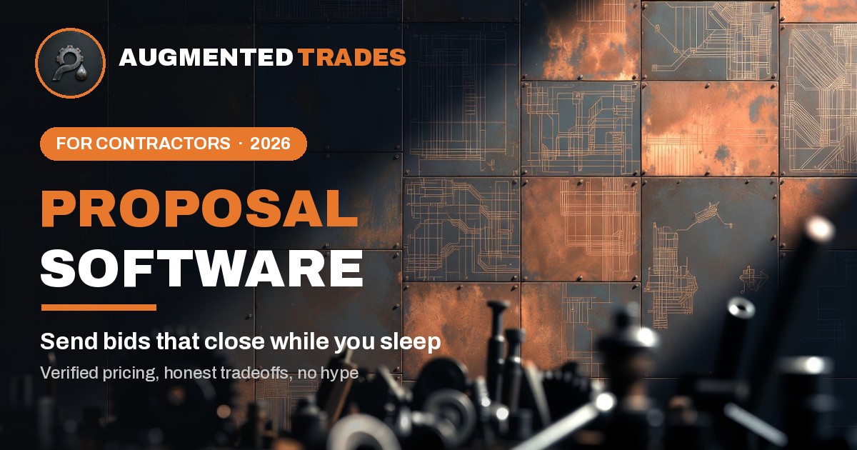 Best proposal software for contractors 2026 - Augmented Trades cover